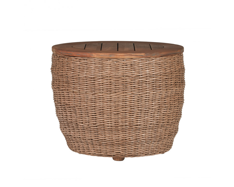 Lloyd Flanders - Tobago 24" Round Barrel End Table