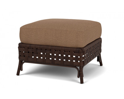 Lloyd Flanders™ Haven Ottoman  - Canvas Natural