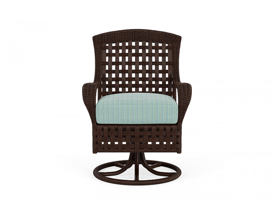 Lloyd Flanders™ Haven Swivel Rocker Dining Armchair - Unearth Dew