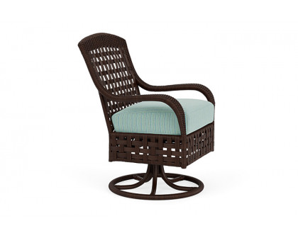 Lloyd Flanders™ Haven Swivel Rocker Dining Armchair - Unearth Dew