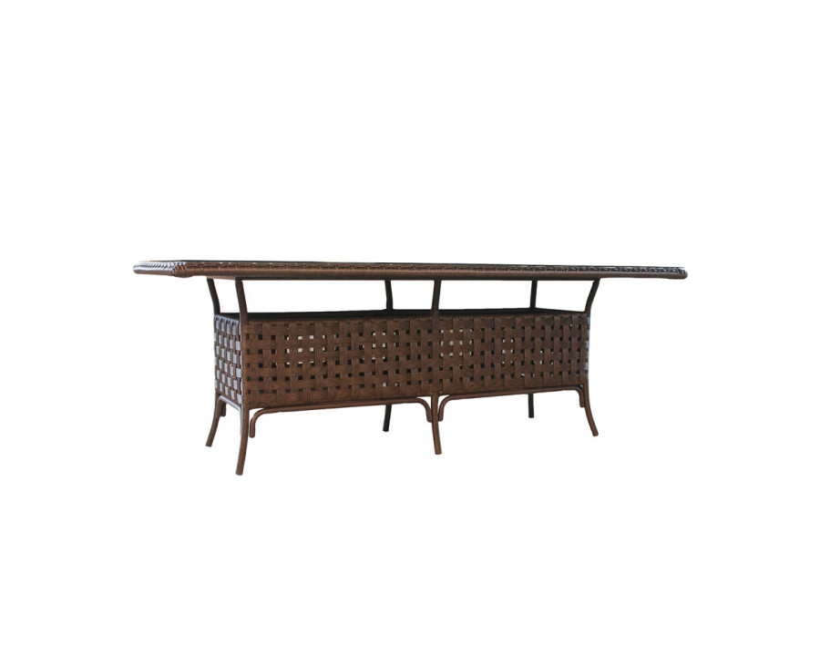 Lloyd Flanders - Haven 84" Rectangular Umbrella Dining Table