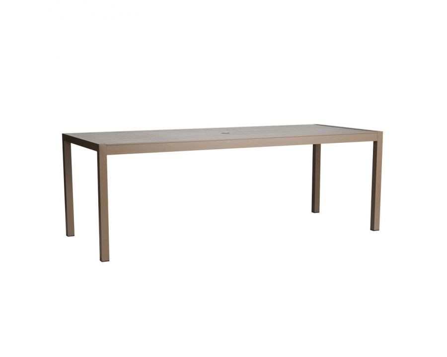 Lloyd Flanders - Milan 87" Rectangular Umbrella Dining Table