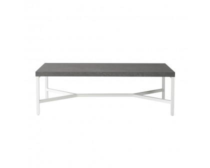 Lloyd Flanders - Accessories Rectangular Cocktail Table with Matte White fram