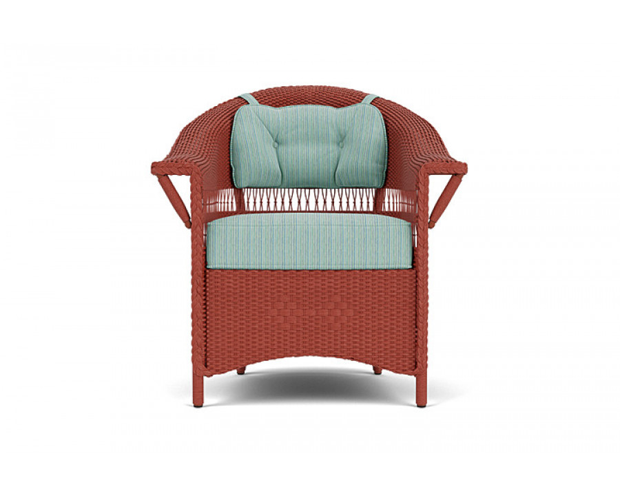 Lloyd Flanders™ Nantucket Dining Armchair - Terracotta