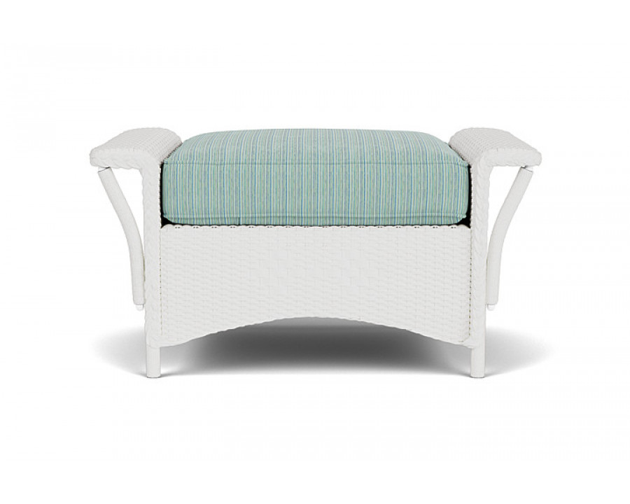 Lloyd Flanders™ Nantucket Ottoman  - Matte White