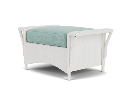 Lloyd Flanders™ Nantucket Ottoman  - Matte White