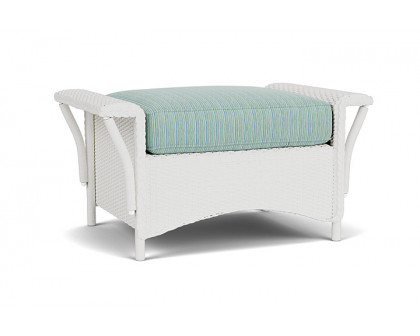 Lloyd Flanders™ Nantucket Ottoman  - Matte White