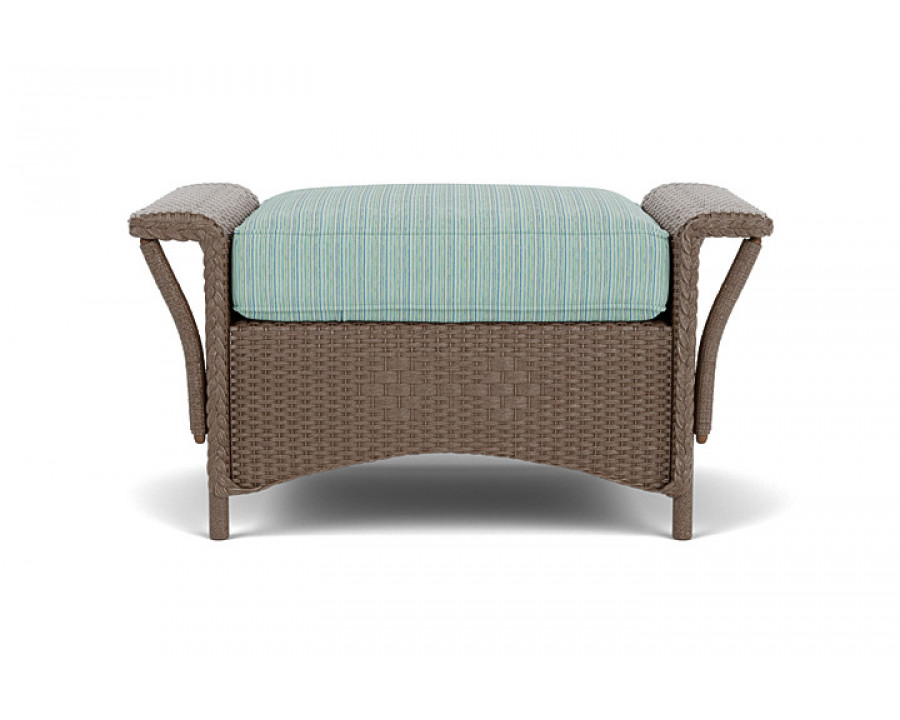 Lloyd Flanders™ Nantucket Ottoman  - Bark