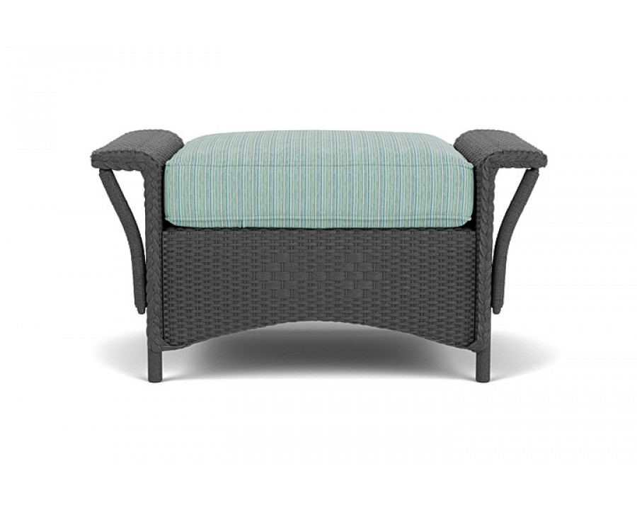 Lloyd Flanders™ Nantucket Ottoman  - Charcoal