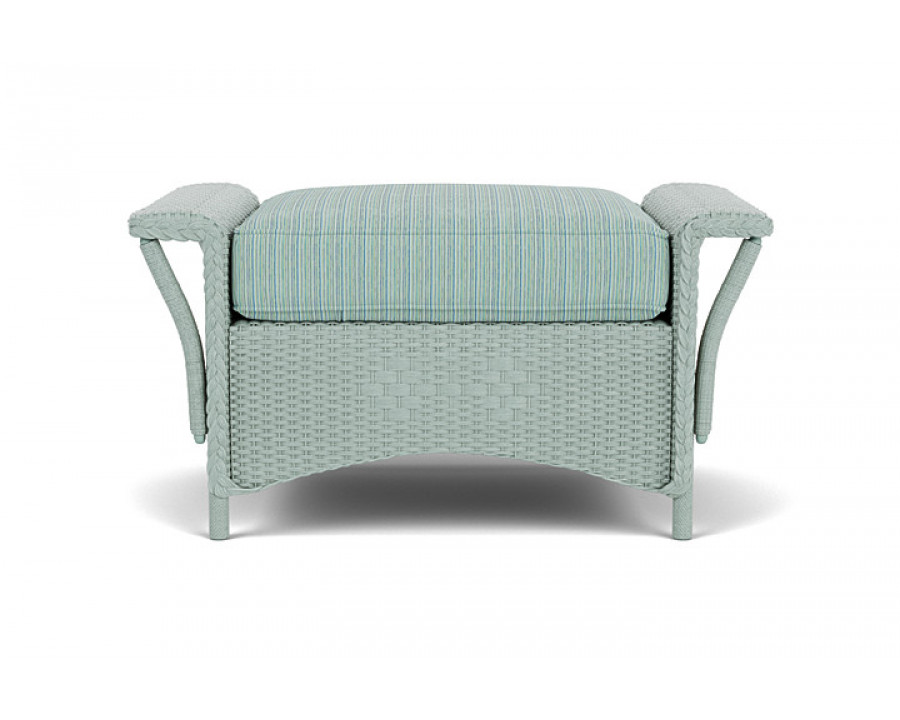 Lloyd Flanders™ Nantucket Ottoman  - Sea Glass