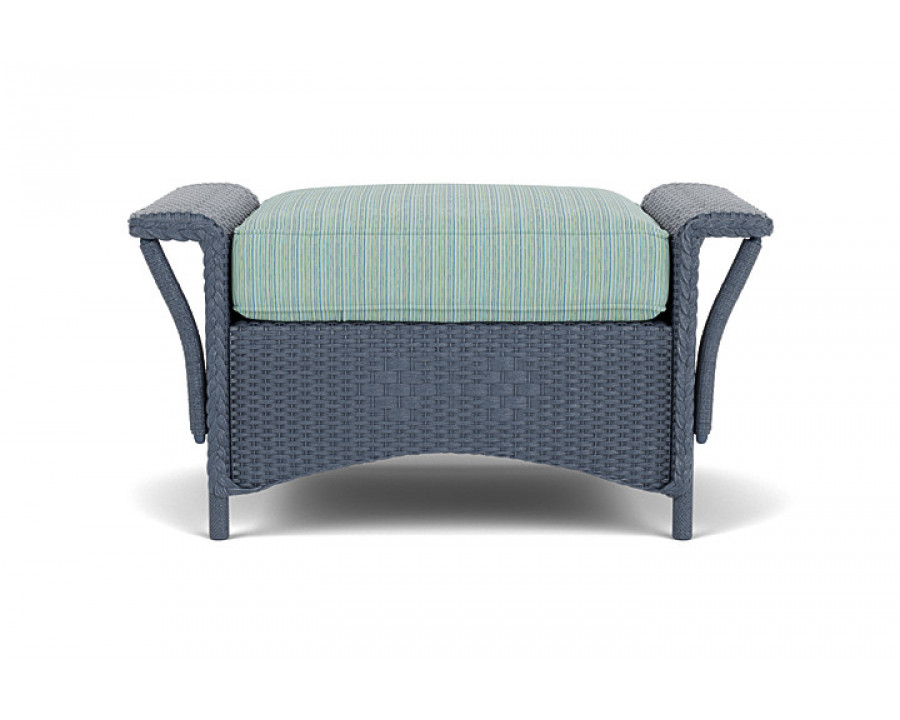 Lloyd Flanders™ Nantucket Ottoman  - Denim Blue