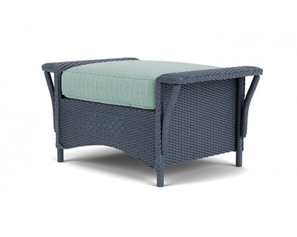 Lloyd Flanders™ Nantucket Ottoman  - Denim Blue