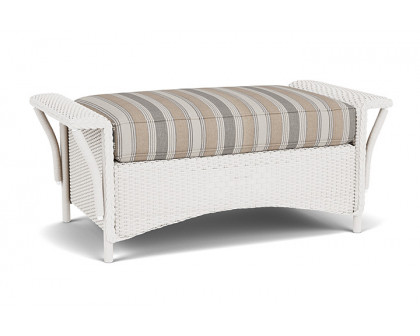 Lloyd Flanders™ Nantucket Large Ottoman - White