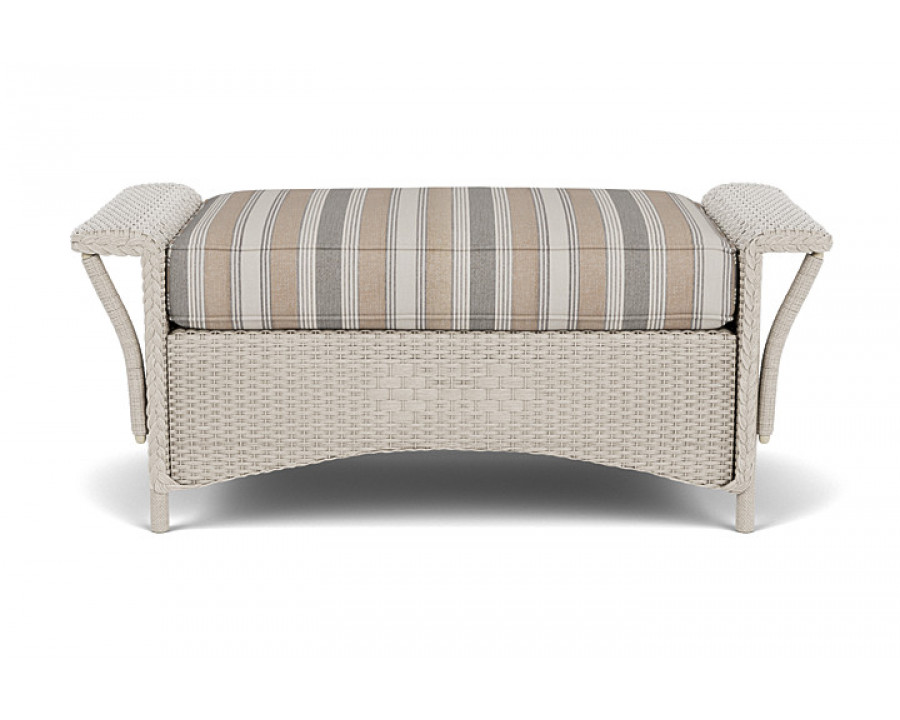 Lloyd Flanders™ Nantucket Large Ottoman - Linen