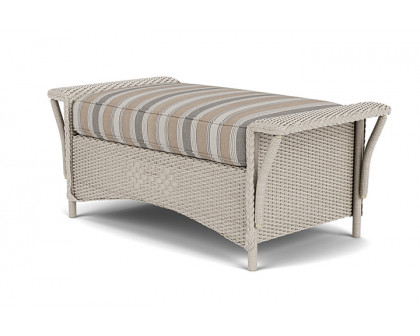 Lloyd Flanders™ Nantucket Large Ottoman - Linen