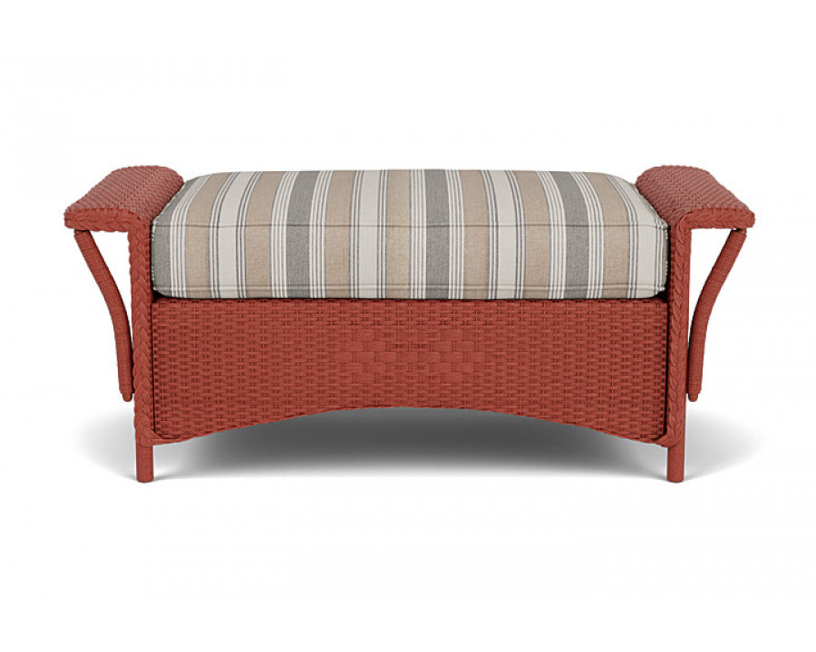 Lloyd Flanders™ Nantucket Large Ottoman - Terracotta