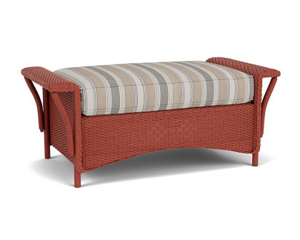 Lloyd Flanders™ Nantucket Large Ottoman - Terracotta