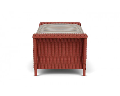 Lloyd Flanders™ Nantucket Large Ottoman - Terracotta