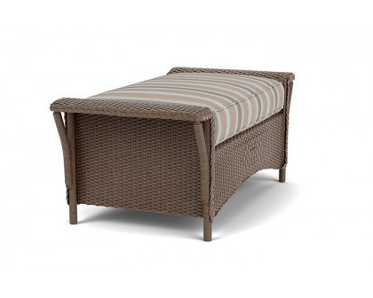 Lloyd Flanders™ Nantucket Large Ottoman - Bark