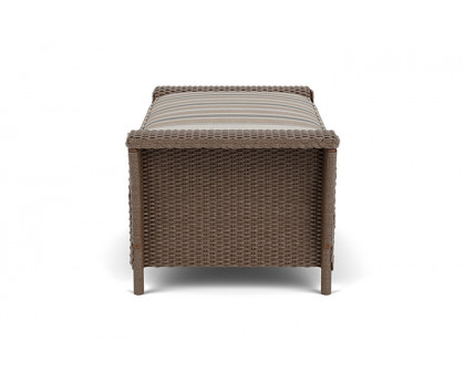 Lloyd Flanders™ Nantucket Large Ottoman - Bark