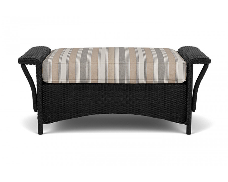 Lloyd Flanders™ Nantucket Large Ottoman - Ebony