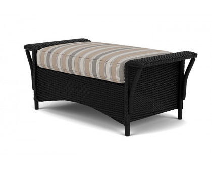 Lloyd Flanders™ Nantucket Large Ottoman - Ebony