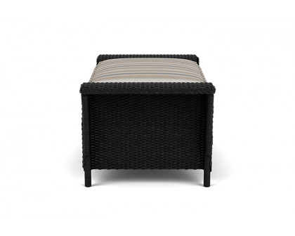 Lloyd Flanders™ Nantucket Large Ottoman - Ebony