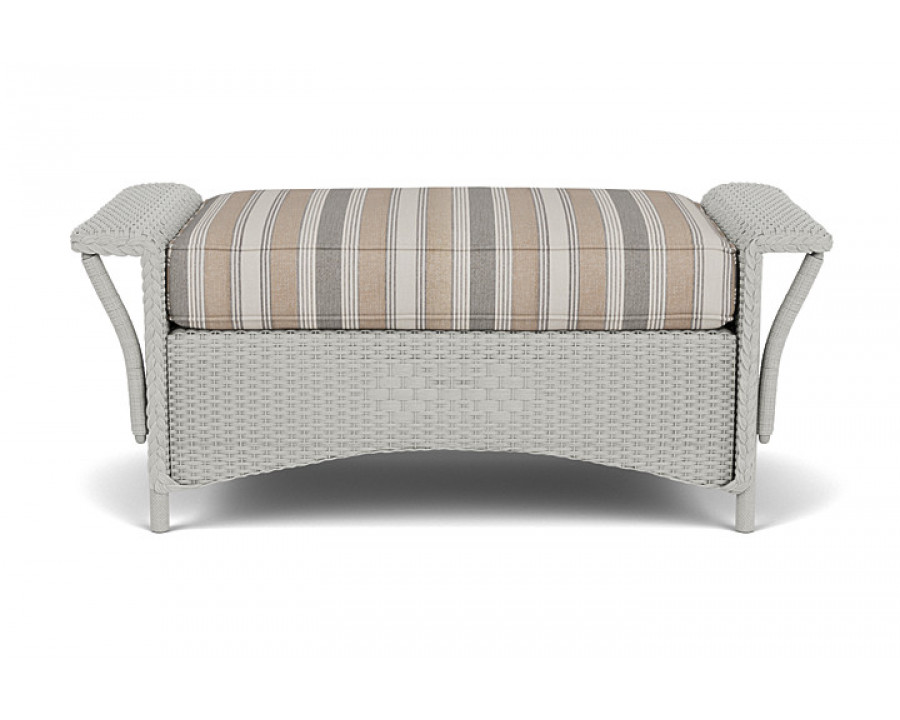 Lloyd Flanders™ Nantucket Large Ottoman - Platinum