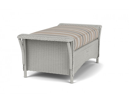 Lloyd Flanders™ Nantucket Large Ottoman - Platinum