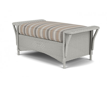 Lloyd Flanders™ Nantucket Large Ottoman - Platinum