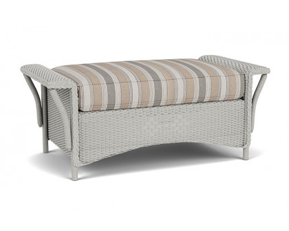 Lloyd Flanders™ Nantucket Large Ottoman - Platinum