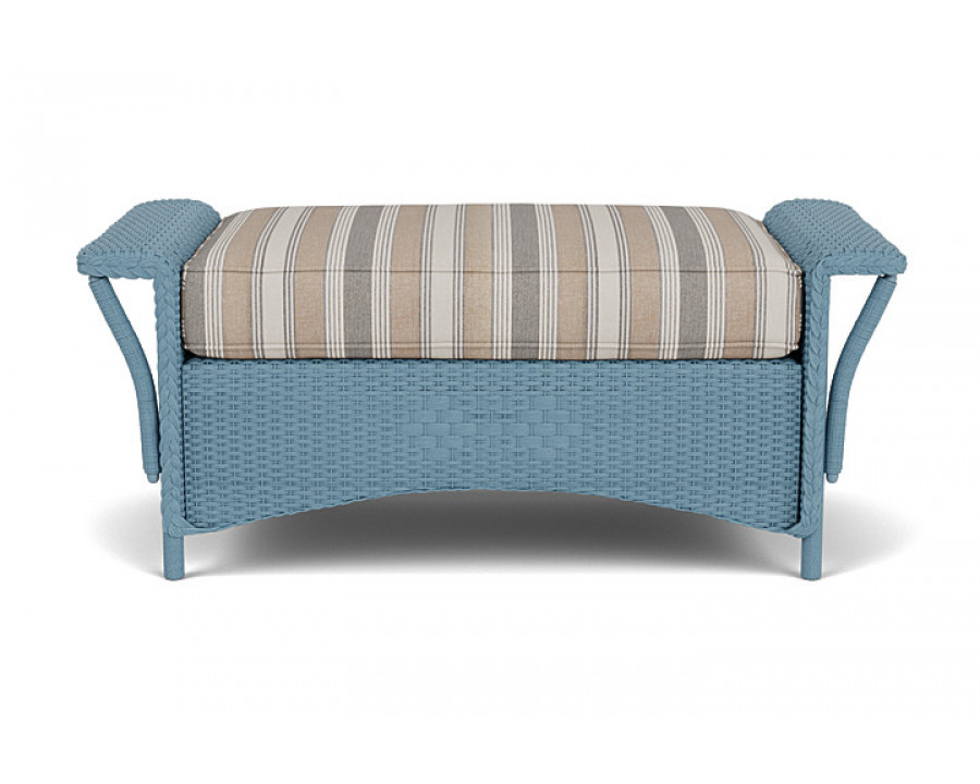 Lloyd Flanders™ Nantucket Large Ottoman - Stillwater