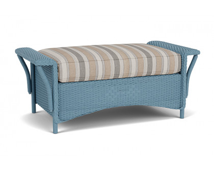 Lloyd Flanders™ Nantucket Large Ottoman - Stillwater