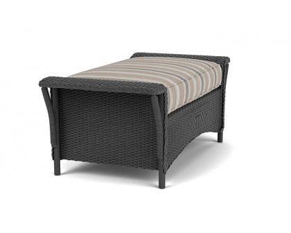 Lloyd Flanders™ Nantucket Large Ottoman - Charcoal