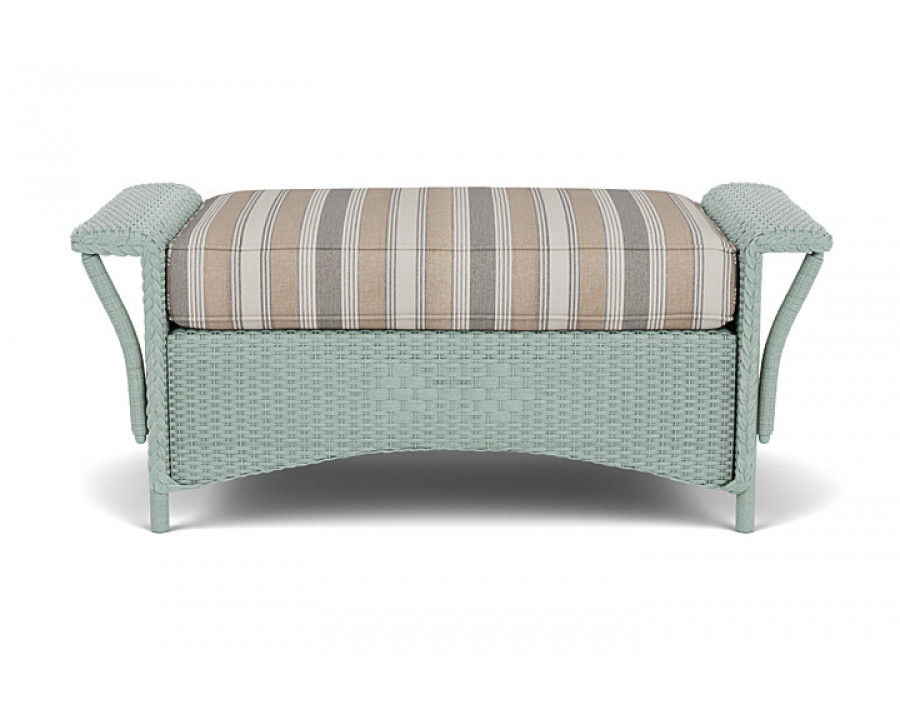 Lloyd Flanders™ Nantucket Large Ottoman - Sea Glass