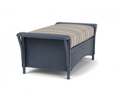 Lloyd Flanders™ Nantucket Large Ottoman - Denim Blue