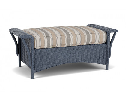 Lloyd Flanders™ Nantucket Large Ottoman - Denim Blue