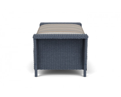 Lloyd Flanders™ Nantucket Large Ottoman - Denim Blue