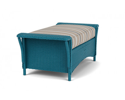 Lloyd Flanders™ Nantucket Large Ottoman - Peacock