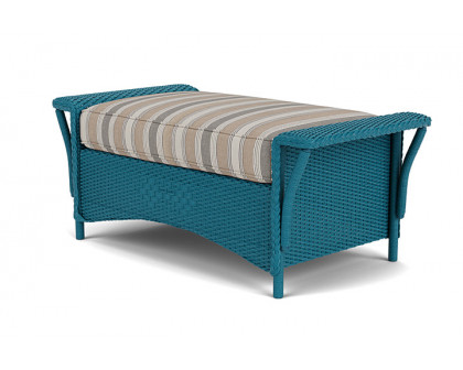 Lloyd Flanders™ Nantucket Large Ottoman - Peacock