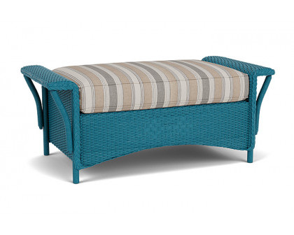 Lloyd Flanders™ Nantucket Large Ottoman - Peacock