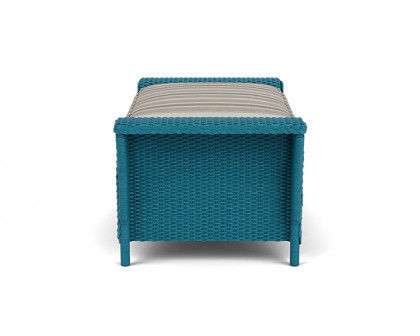 Lloyd Flanders™ Nantucket Large Ottoman - Peacock