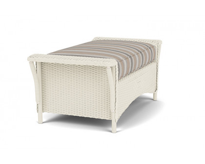 Lloyd Flanders™ Nantucket Large Ottoman - Ivory