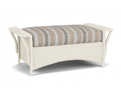 Lloyd Flanders™ Nantucket Large Ottoman - Ivory