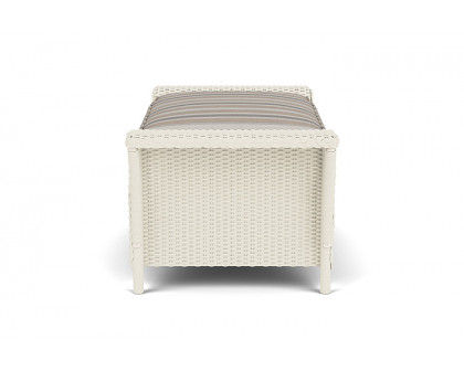 Lloyd Flanders™ Nantucket Large Ottoman - Ivory