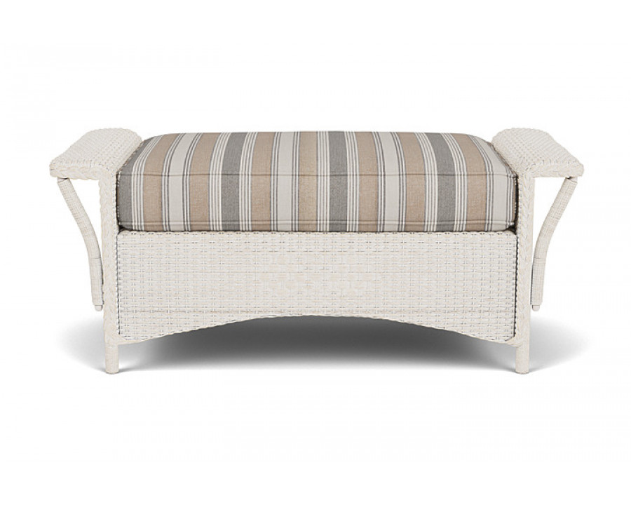 Lloyd Flanders™ Nantucket Large Ottoman - Antique White