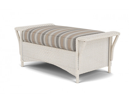 Lloyd Flanders™ Nantucket Large Ottoman - Antique White