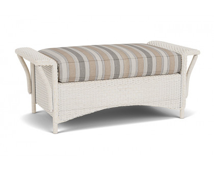 Lloyd Flanders™ Nantucket Large Ottoman - Antique White