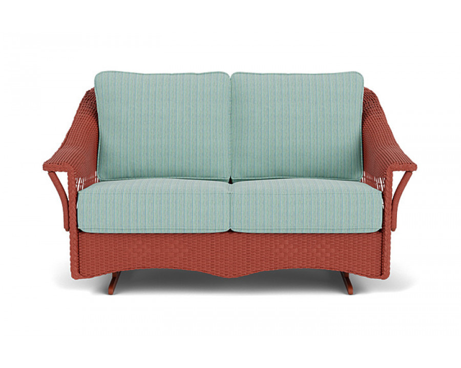 Lloyd Flanders™ Nantucket Loveseat Glider - Terracotta