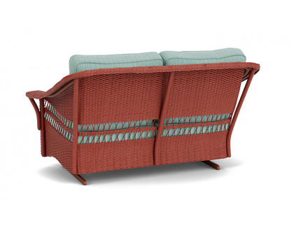 Lloyd Flanders™ Nantucket Loveseat Glider - Terracotta